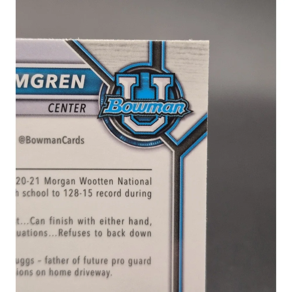 2022 Bowman Chrome Chet Holmgren #38 1st Bowman Chrome Refractor Thunder